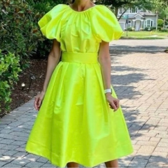 New Christopher John Rogers Puffy Dress - Picture 2 of 11